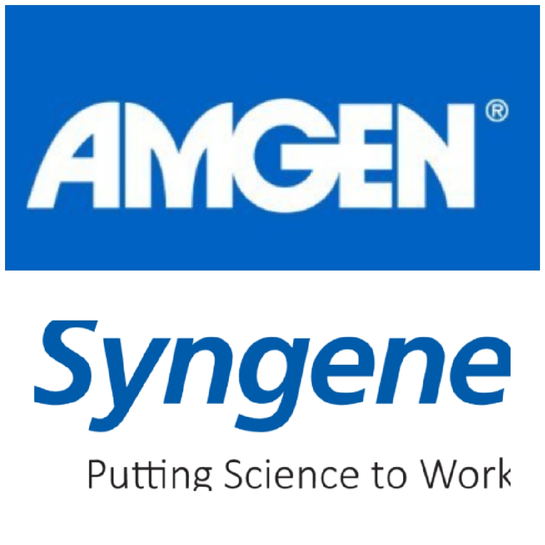 Amgen, Syngene International , Collaboration , Healthcare, Biotechnology, Pharma, Agreement, Deal Jonathan Hunt, Mahesh Bhalgat, Kenneth Barr, Ph.D., Ashu Tandon