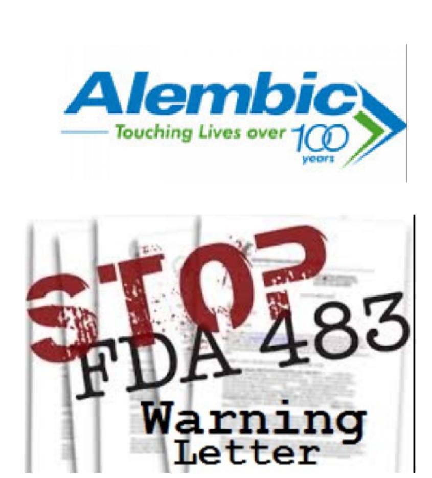   Alembic Pharma , USFDA ,  Form 483 , Gujarat Plant , Pharma, Company, Pharmaceutical,  News  