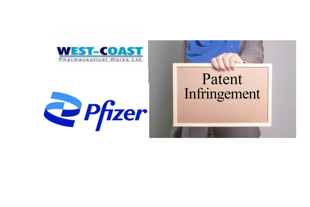  pfizer, Patent infringement