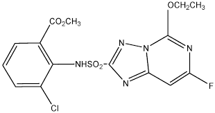 Structure Cloransulam-methyl
