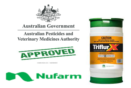 APVMA Approves Nufarm’s TriflurX (Trifluralin Herbicide) For Use on Oat Growers