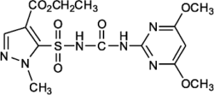 Pyrazosulfuron-Ethyl WG Structure
