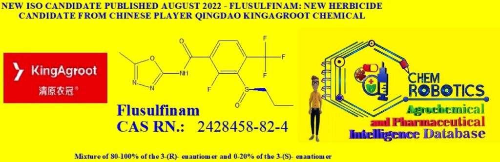 Flusulfinam_Kingagroot Chemical Compound Co., Ltd., China_Herbicide_ISO_2022_China