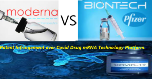 Pfizer and BioNTech are being Sued by Moderna for Patent Infringement over Covid Drug mRNA Technology Platform.