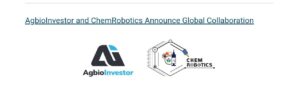 AgbioInvestor Global Ties with ChemRobotics